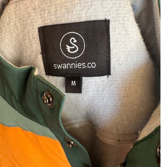 NWT Swannies Golf Foxx Fleece Pullover Size Medium - Picture 6 of 8